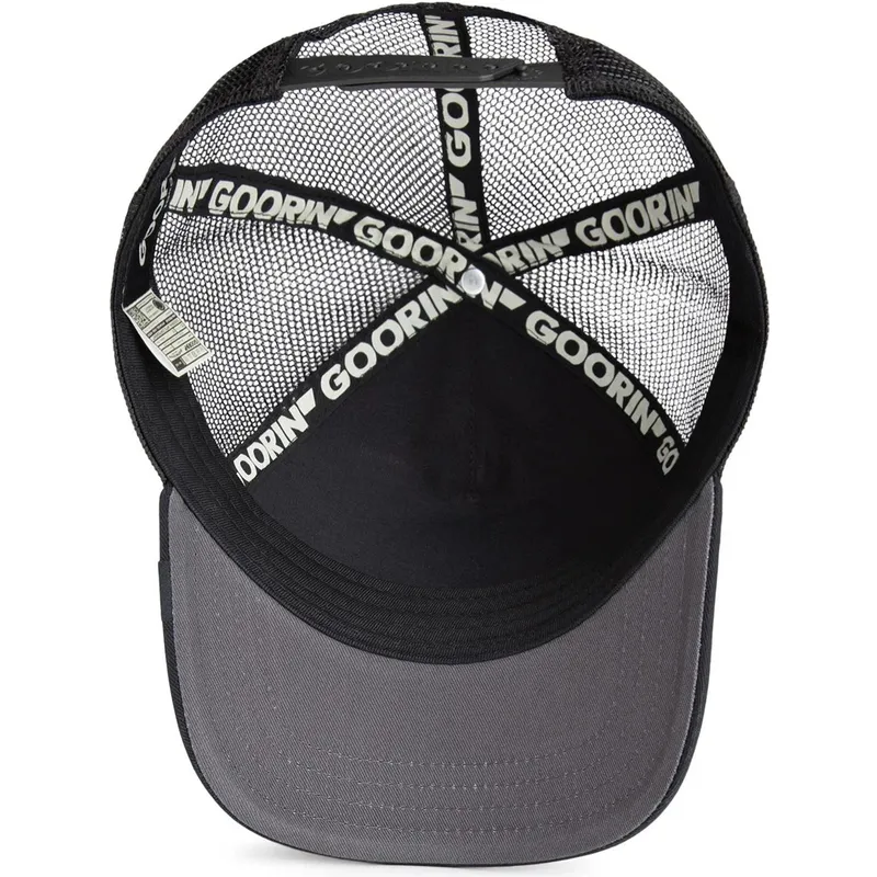 petten-gebogen-zwart-snapback-queen-bee-the-farm-van-goorin-bros