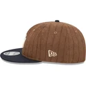 petten-plat-bruin-verstelbaar-9fifty-retro-crown-wool-pinstripe-van-new-york-yankees-mlb-van-new-era