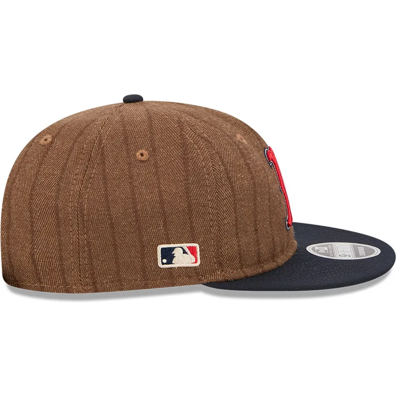 petten-plat-bruin-verstelbaar-9fifty-retro-crown-wool-pinstripe-van-boston-red-sox-mlb-van-new-era petten-plat-bruin-verstelbaar-9fifty-retro-crown-wool-pinstripe-van-boston-red-sox-mlb-van-new-era