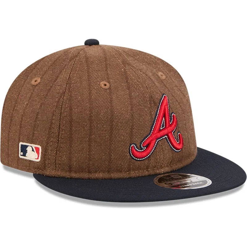 petten-plat-bruin-verstelbaar-9fifty-retro-crown-wool-pinstripe-van-atlanta-braves-mlb-van-new-era petten-plat-bruin-verstelbaar-9fifty-retro-crown-wool-pinstripe-van-atlanta-braves-mlb-van-new-era