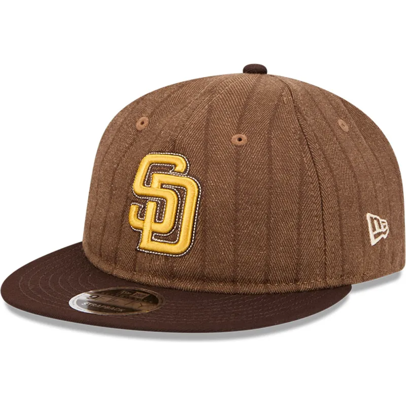petten-plat-bruin-verstelbaar-9fifty-retro-crown-wool-pinstripe-van-san-diego-padres-mlb-van-new-era