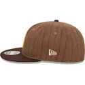 petten-plat-bruin-verstelbaar-9fifty-retro-crown-wool-pinstripe-van-san-diego-padres-mlb-van-new-era