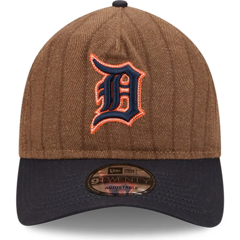 petten-gebogen-bruin-verstelbaar-9twenty-a-frame-wool-pinstripe-van-detroit-tigers-mlb-van-new-era petten-gebogen-bruin-verstelbaar-9twenty-a-frame-wool-pinstripe-van-detroit-tigers-mlb-van-new-era