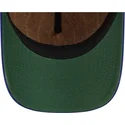 petten-gebogen-bruin-verstelbaar-9twenty-a-frame-wool-pinstripe-van-detroit-tigers-mlb-van-new-era