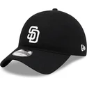 petten-gebogen-zwart-verstelbaar-9twenty-merino-wool-van-san-diego-padres-mlb-van-new-era