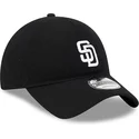 petten-gebogen-zwart-verstelbaar-9twenty-merino-wool-van-san-diego-padres-mlb-van-new-era