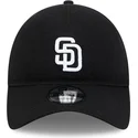 petten-gebogen-zwart-verstelbaar-9twenty-merino-wool-van-san-diego-padres-mlb-van-new-era