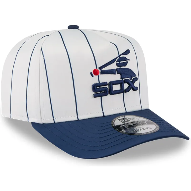petten-gebogen-wit-snapback-9fifty-a-frame-satin-pinstripe-van-chicago-white-sox-mlb-van-new-era petten-gebogen-wit-snapback-9fifty-a-frame-satin-pinstripe-van-chicago-white-sox-mlb-van-new-era