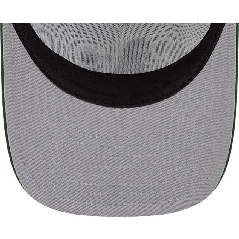 petten-gebogen-wit-snapback-9fifty-a-frame-satin-pinstripe-van-oakland-athletics-mlb-van-new-era
