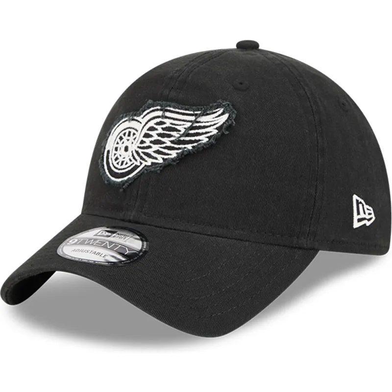 petten-gebogen-zwart-verstelbaar-9twenty-stamp-van-detroit-red-wings-nhl-van-new-era petten-gebogen-zwart-verstelbaar-9twenty-stamp-van-detroit-red-wings-nhl-van-new-era