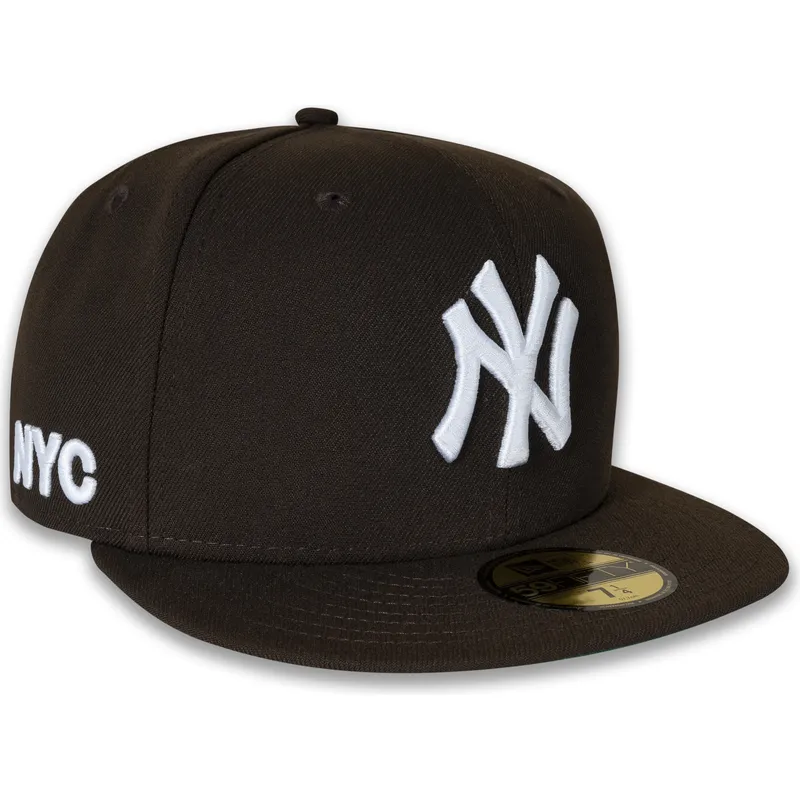 petten-plat-bruin-fitted-59fifty-nyc-side-van-new-york-yankees-mlb-van-new-era petten-plat-bruin-fitted-59fifty-nyc-side-van-new-york-yankees-mlb-van-new-era