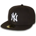 petten-plat-bruin-fitted-59fifty-nyc-side-van-new-york-yankees-mlb-van-new-era