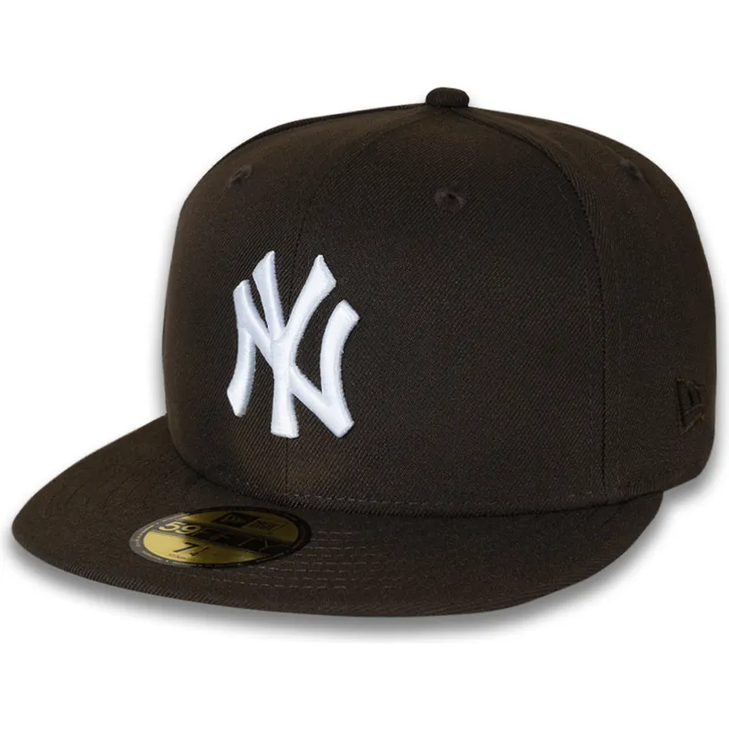 petten-plat-bruin-fitted-59fifty-nyc-side-van-new-york-yankees-mlb-van-new-era petten-plat-bruin-fitted-59fifty-nyc-side-van-new-york-yankees-mlb-van-new-era