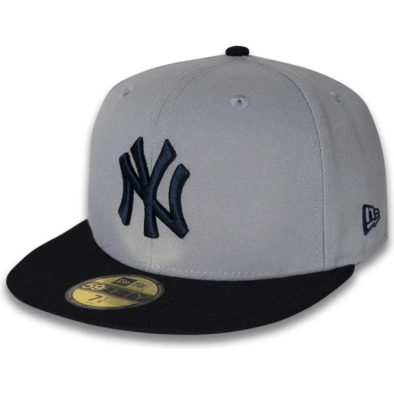 petten-plat-grijs-fitted-59fifty-world-series-2000-side-patch-van-new-york-yankees-mlb-van-new-era