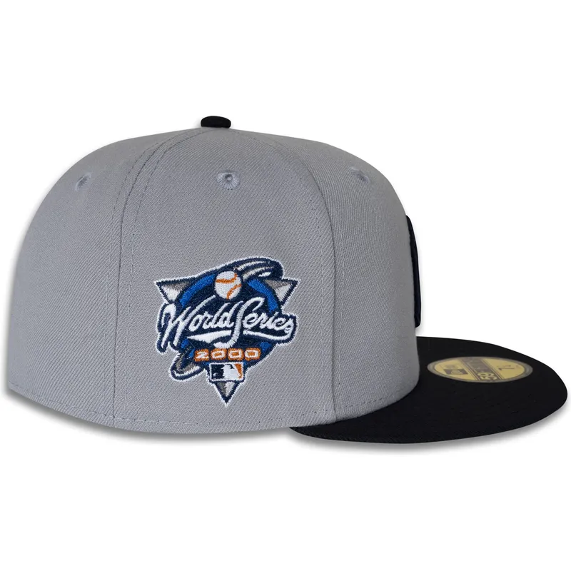 petten-plat-grijs-fitted-59fifty-world-series-2000-side-patch-van-new-york-yankees-mlb-van-new-era