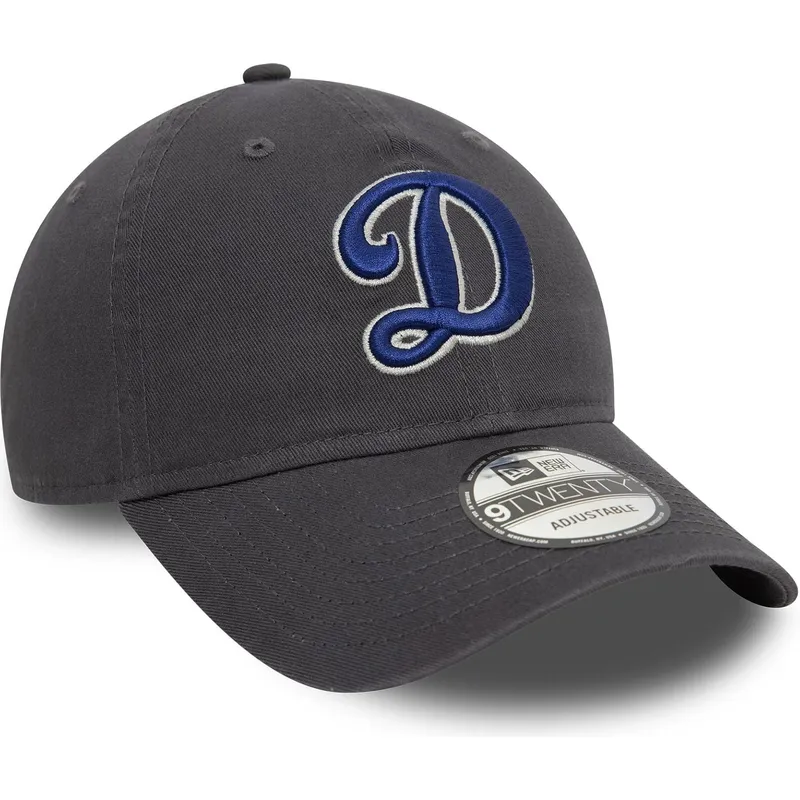 petten-gebogen-grijs-verstelbaar-9twenty-core-classic-van-los-angeles-dodgers-mlb-van-new-era