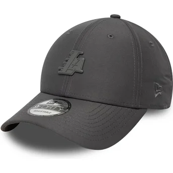 Petten gebogen grijs verstelbaar 9FORTY Pin van Los Angeles Lakers NBA van New Era