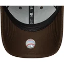 petten-gebogen-bruin-snapback-9forty-melton-wool-van-detroit-tigers-mlb-van-new-era