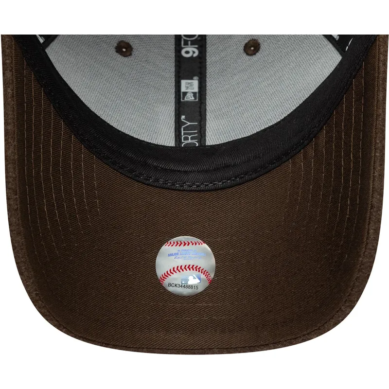 petten-gebogen-bruin-snapback-9forty-melton-wool-van-detroit-tigers-mlb-van-new-era