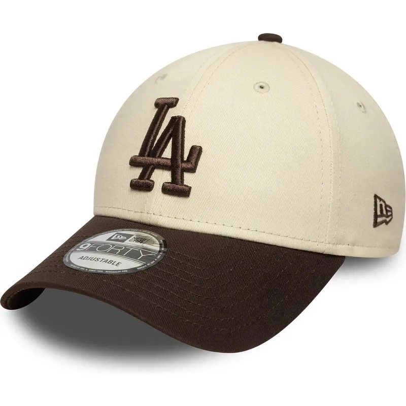 petten-gebogen-bruin-verstelbaar-9forty-side-patch-van-los-angeles-dodgers-mlb-van-new-era petten-gebogen-bruin-verstelbaar-9forty-side-patch-van-los-angeles-dodgers-mlb-van-new-era