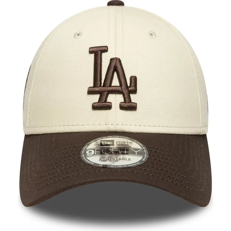 petten-gebogen-bruin-verstelbaar-9forty-side-patch-van-los-angeles-dodgers-mlb-van-new-era petten-gebogen-bruin-verstelbaar-9forty-side-patch-van-los-angeles-dodgers-mlb-van-new-era