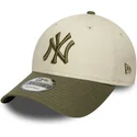 petten-gebogen-meerkleurig-verstelbaar-9forty-side-patch-van-new-york-yankees-mlb-van-new-era