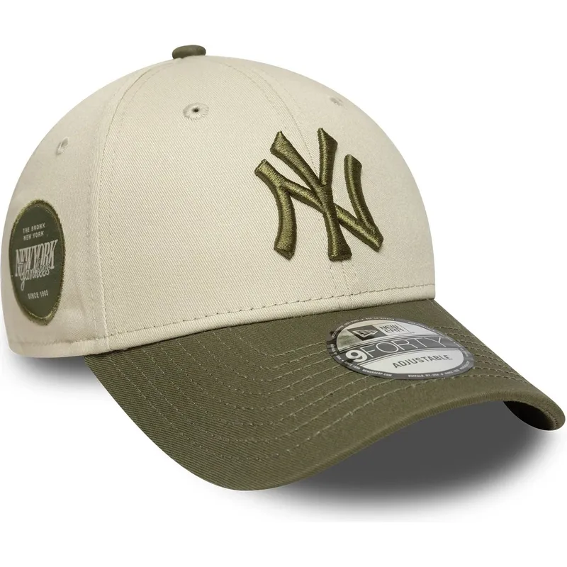 petten-gebogen-meerkleurig-verstelbaar-9forty-side-patch-van-new-york-yankees-mlb-van-new-era