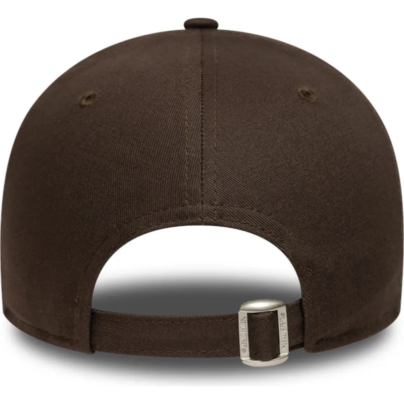 petten-gebogen-bruin-verstelbaar-9forty-outline-van-los-angeles-dodgers-mlb-van-new-era
