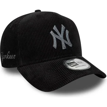 Petten gebogen zwart verstelbaar 9FORTY E Frame Cord van New York Yankees MLB van New Era