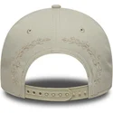 petten-gebogen-beige-snapback-9forty-e-frame-tonal-icon-van-los-angeles-dodgers-mlb-van-new-era