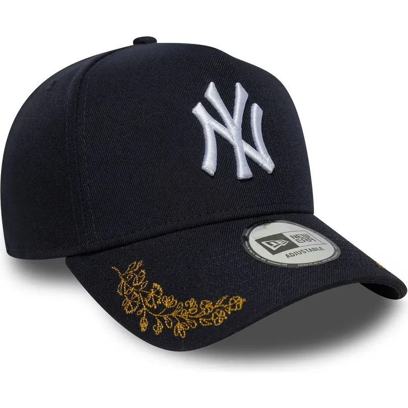 petten-gebogen-marineblauw-snapback-9forty-e-frame-tonal-icon-van-new-york-yankees-mlb-van-new-era