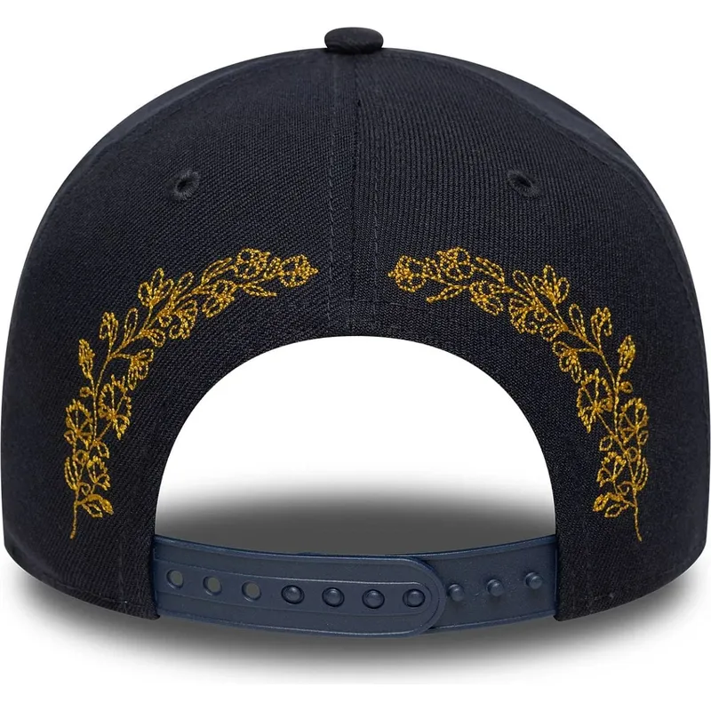 petten-gebogen-marineblauw-snapback-9forty-e-frame-tonal-icon-van-new-york-yankees-mlb-van-new-era