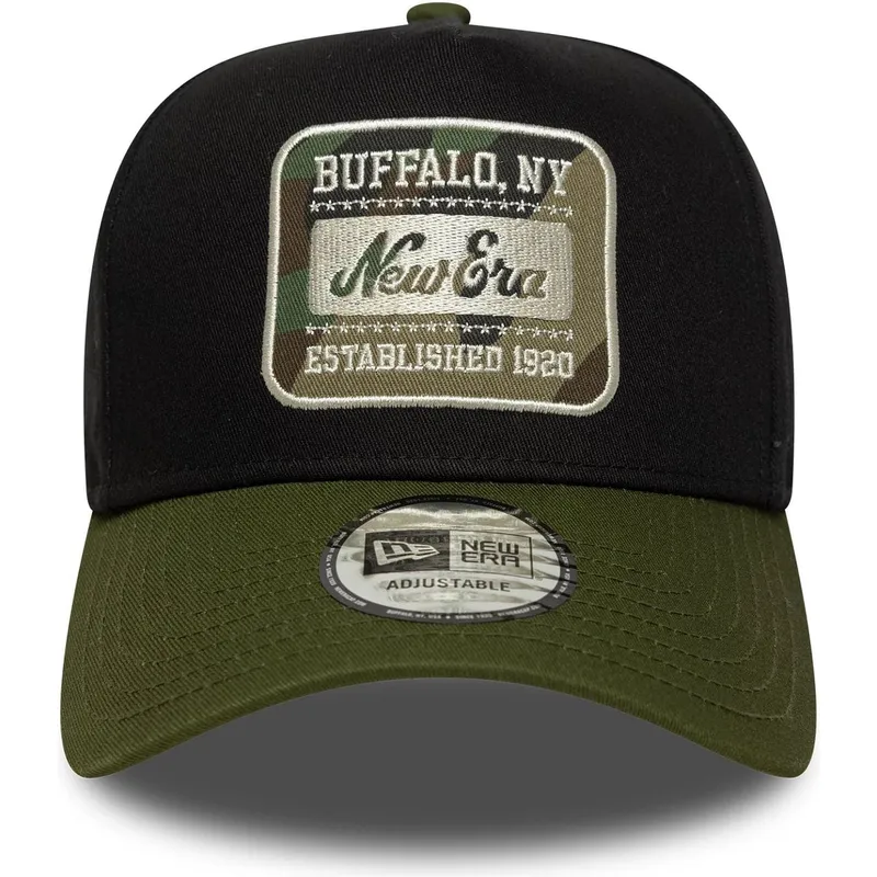 petten-gebogen-meerkleurig-snapback-9forty-e-frame-camo-patch-van-new-era
