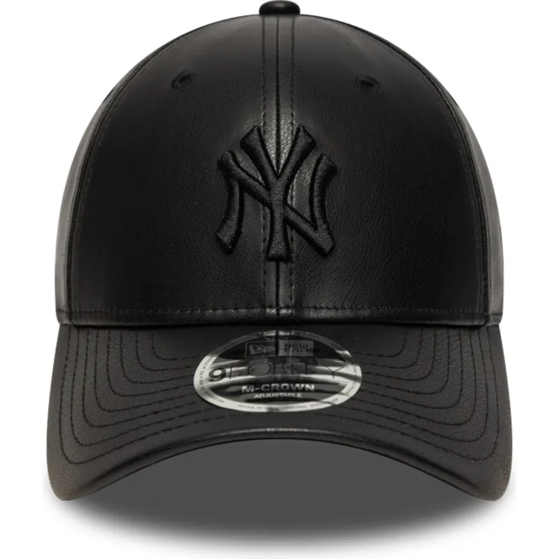 petten-gebogen-zwart-snapback-9forty-m-crown-pu-van-new-york-yankees-mlb-van-new-era petten-gebogen-zwart-snapback-9forty-m-crown-pu-van-new-york-yankees-mlb-van-new-era