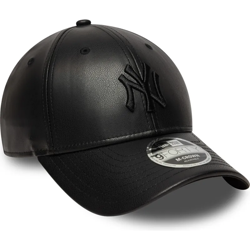 petten-gebogen-zwart-snapback-9forty-m-crown-pu-van-new-york-yankees-mlb-van-new-era petten-gebogen-zwart-snapback-9forty-m-crown-pu-van-new-york-yankees-mlb-van-new-era