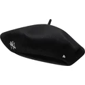 baretten-zwart-pin-wool-beret-van-new-york-yankees-mlb-van-new-era