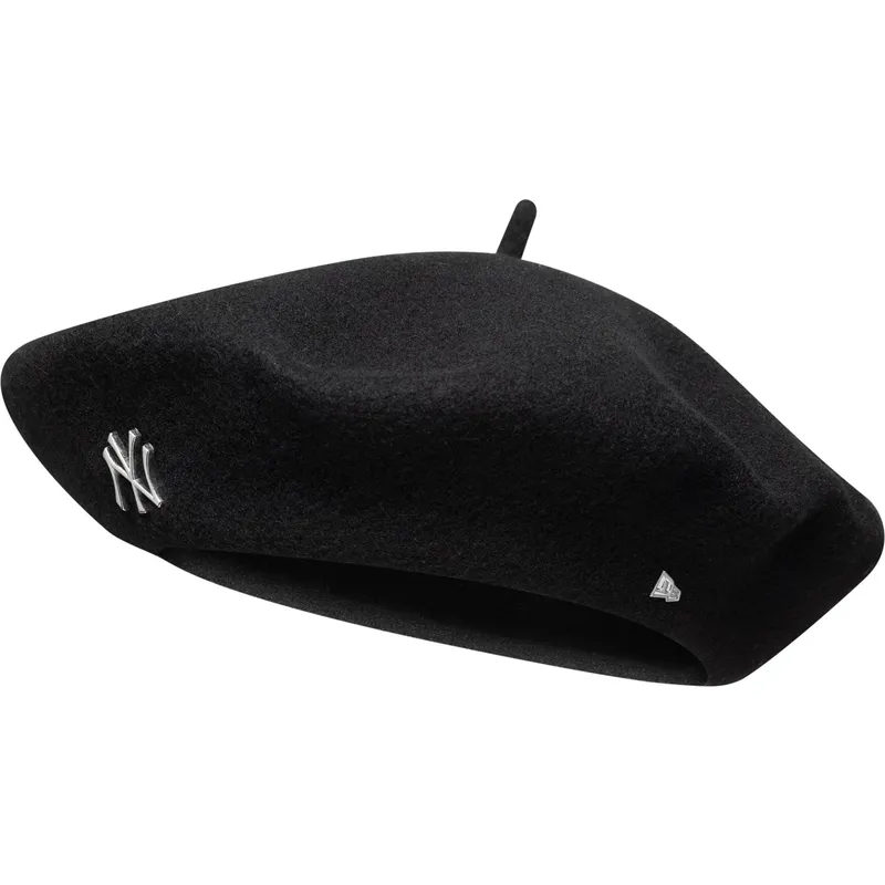 baretten-zwart-pin-wool-beret-van-new-york-yankees-mlb-van-new-era baretten-zwart-pin-wool-beret-van-new-york-yankees-mlb-van-new-era