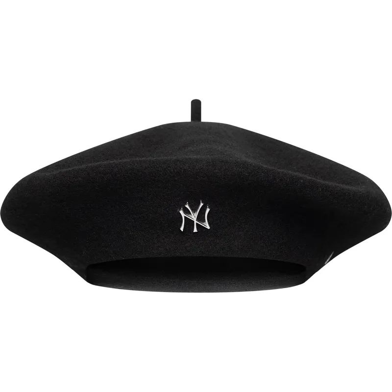 baretten-zwart-pin-wool-beret-van-new-york-yankees-mlb-van-new-era baretten-zwart-pin-wool-beret-van-new-york-yankees-mlb-van-new-era