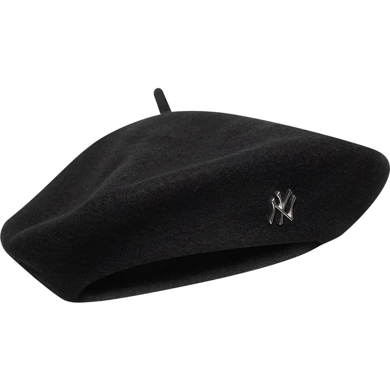 baretten-zwart-pin-wool-beret-van-new-york-yankees-mlb-van-new-era baretten-zwart-pin-wool-beret-van-new-york-yankees-mlb-van-new-era