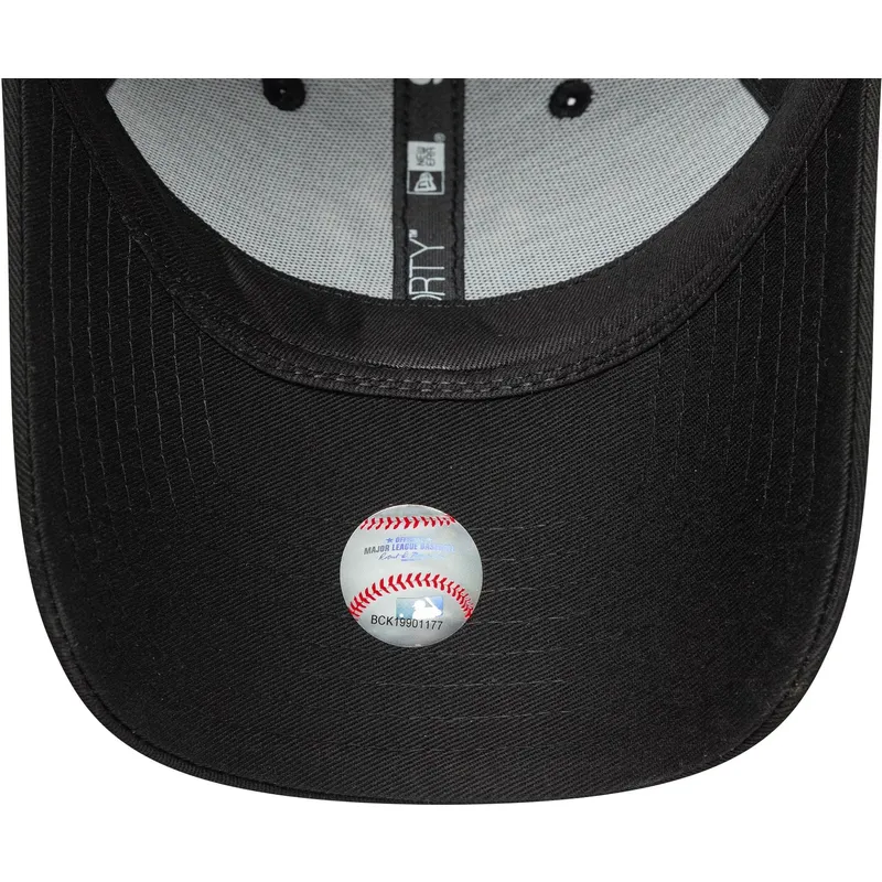 petten-gebogen-zwart-verstelbaar-9forty-metallic-van-new-york-yankees-mlb-van-new-era