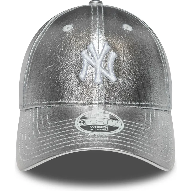 petten-gebogen-zilverkleurig-verstelbaar-plateada-9forty-metallic-van-new-york-yankees-mlb-van-new-era