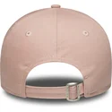 petten-gebogen-roze-verstelbaar-9forty-league-essential-van-los-angeles-dodgers-mlb-van-new-era
