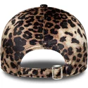 petten-gebogen-luipaard-verstelbaar-9forty-leo-velour-van-new-york-yankees-mlb-van-new-era