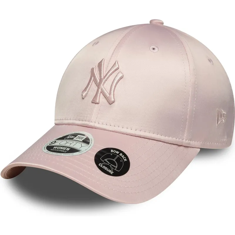 petten-gebogen-roze-verstelbaar-9forty-satin-bow-back-van-new-york-yankees-mlb-van-new-era petten-gebogen-roze-verstelbaar-9forty-satin-bow-back-van-new-york-yankees-mlb-van-new-era