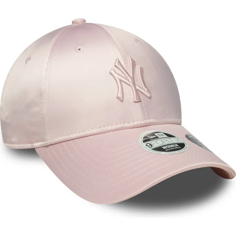 petten-gebogen-roze-verstelbaar-9forty-satin-bow-back-van-new-york-yankees-mlb-van-new-era petten-gebogen-roze-verstelbaar-9forty-satin-bow-back-van-new-york-yankees-mlb-van-new-era