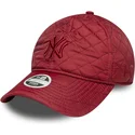petten-gebogen-rood-verstelbaar-9twenty-padded-van-new-york-yankees-mlb-van-new-era