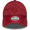 petten-gebogen-rood-verstelbaar-9twenty-padded-van-new-york-yankees-mlb-van-new-era