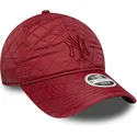 petten-gebogen-rood-verstelbaar-9twenty-padded-van-new-york-yankees-mlb-van-new-era