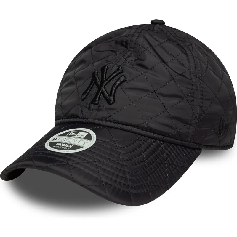 petten-gebogen-zwart-verstelbaar-9twenty-padded-van-new-york-yankees-mlb-van-new-era