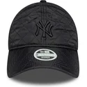 petten-gebogen-zwart-verstelbaar-9twenty-padded-van-new-york-yankees-mlb-van-new-era
